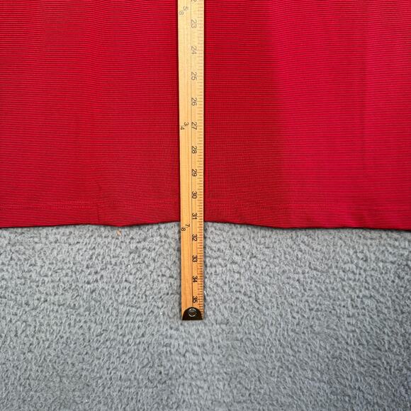 Callaway Mens Golf Stripe Polo XL Short Sleeve Red Opti Dri - Picture 6 of 9